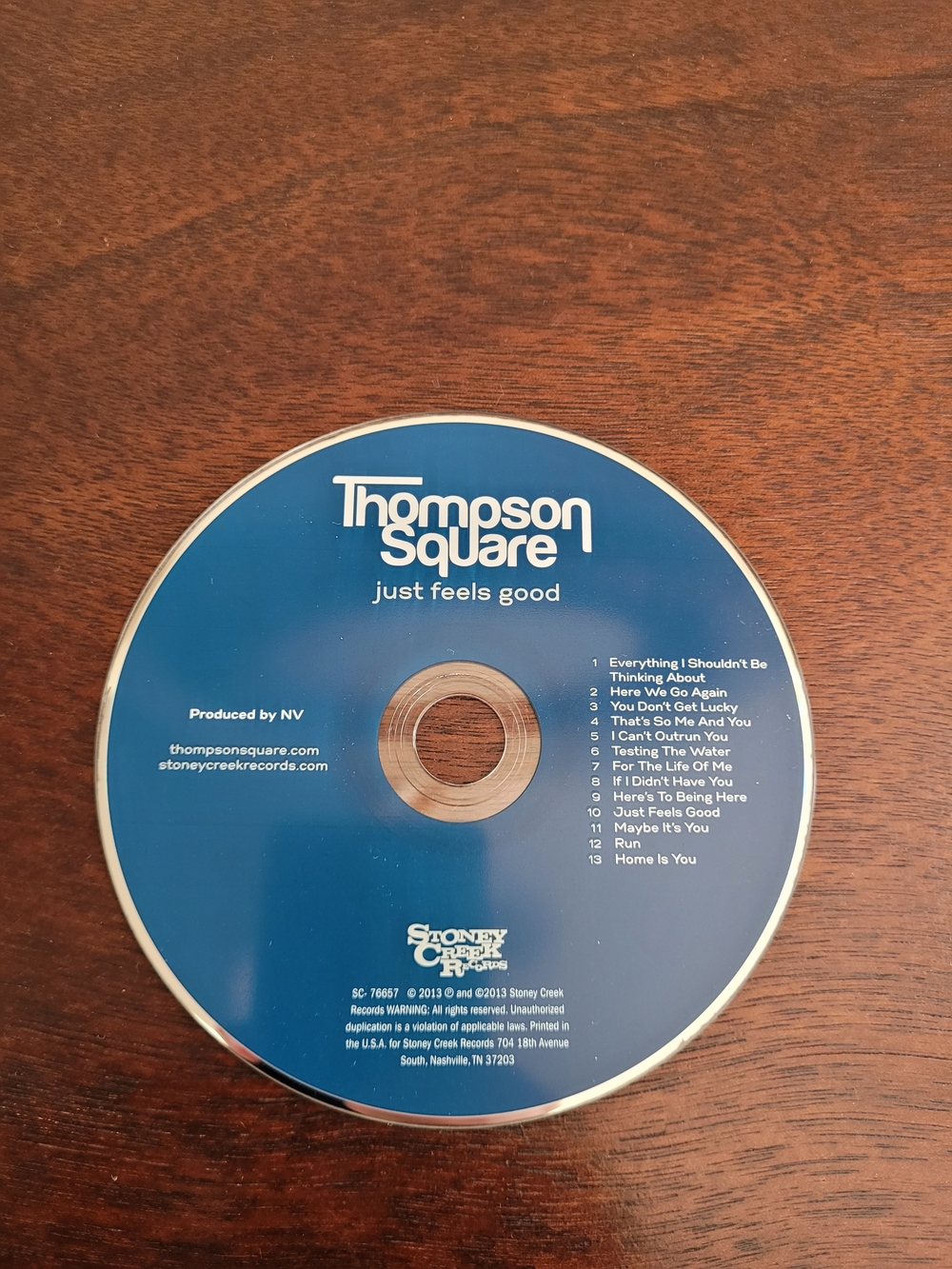 Thompson Square - Just Feels Good - Country Music CD